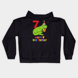 7th Birthday Party 7 Year Old Seven Years Kids Hoodie